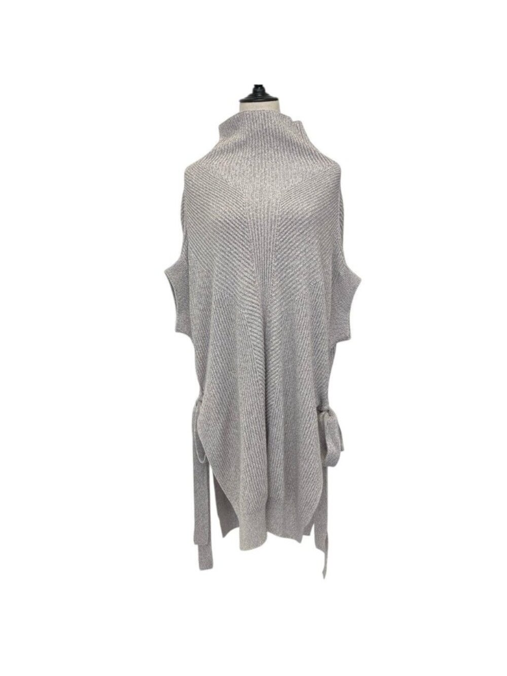 Max Mara Maxmara Leisure Golf Veloce Transformation Knit Sweater Gray